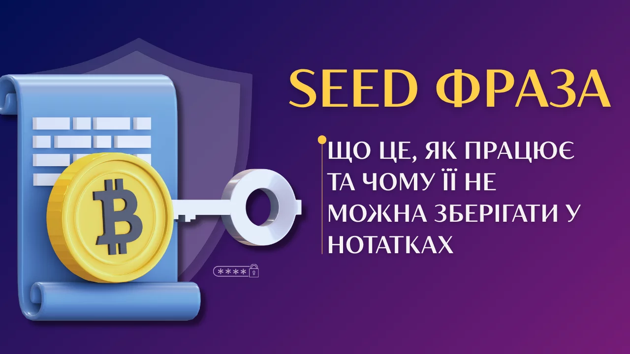 Seed фраза: що це, як працює та чому її не можна зберігати у нотатках